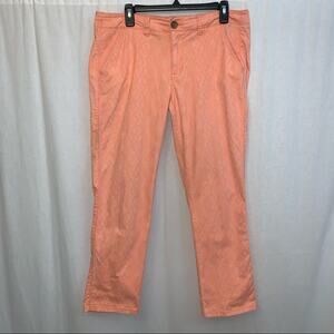 American Eagle Outfitters Women’s Coral Stretch Pants Size 12 Graphic Pattern